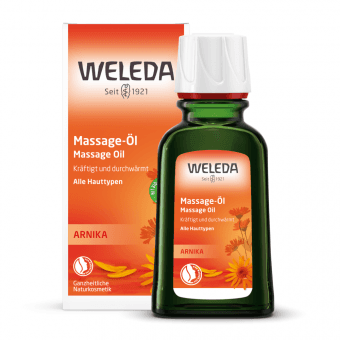 WELEDA sildoša eļļa ķermeņa masāžai visiem ādas tipiem ARNIKA, 50 ml