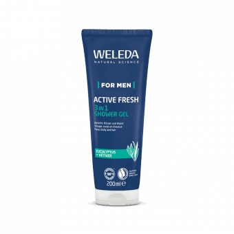 WELEDA dušas želeja FOR MEN ACTIVE, 200 ml