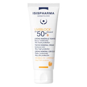 ISISPHARMA tonēts minerālo filtru krēms SPF50+ UVEBLOCK MINERAL TINTED, 40 ml