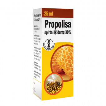 PROPOLISA SPIRTA ŠĶĪDUMS 30 %, 25 ml