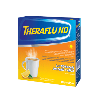 THERAFLU ND 1000 mg/60 mg/30 mg pulveris, N10