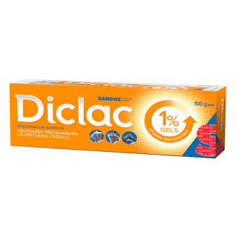 DICLAC 1% gels, 100 g