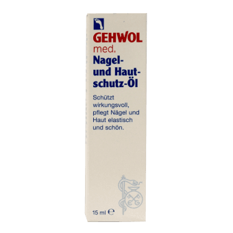 GEHWOL eļļa trauslu, lūstošu, plaisājošu roku un kāju nagu kopšanai MED, 15 ml