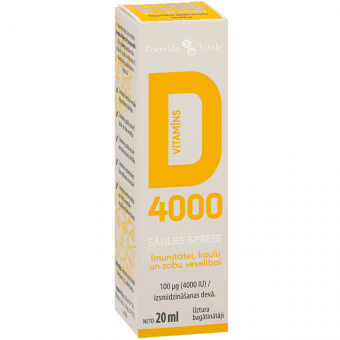 FORMULA VITALE D VITAMĪNS 4000, 20 ml