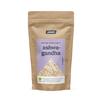 ICONFIT Organiskais Ašvaganda pulveris, 150 g