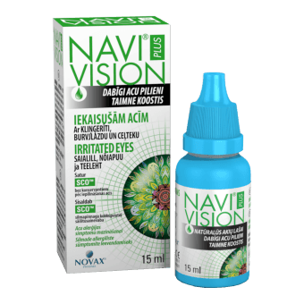 NAVIVISION PLUS iekaisušām acīm, 15 ml