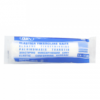 OLKO elastīga fiksācijas saite, 4m x 14cm, 1 gab.