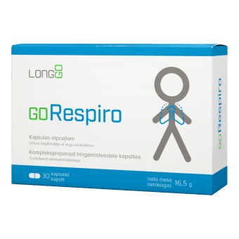 SILVANOLS kapsulas GORESPIRO, 30 gab.