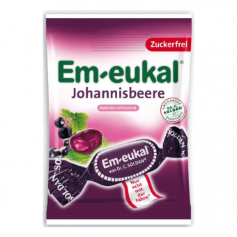 EM-EUKAL konfektes ar C vitamīnu, bez cukura UPEŅU, 75 g