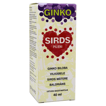 GINKO sirds pilieni, 40 ml