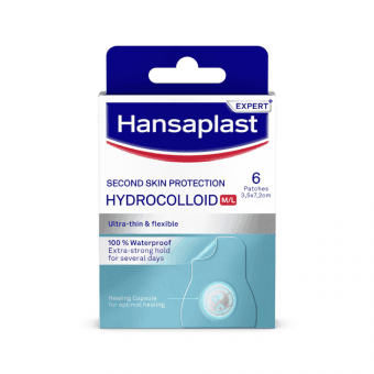 HANSAPLAST hidrokoloīdie plāksteri SECOND SKIN PROT, 6 gab.
