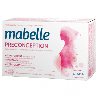 MABELLE PRECONCEPTION kapsulas, 30 gab.