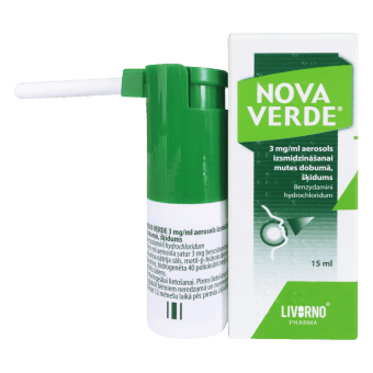 NOVA VERDE 3 mg/ml aerosols, 15 ml