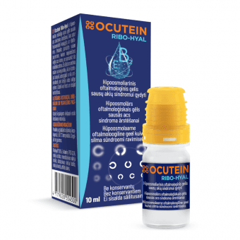 OCUTEIN RIBO-HYAL mākslīgo asaru gels, 10 ml