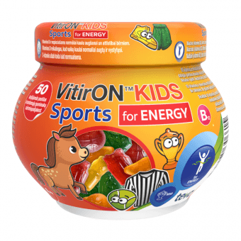 VITIRON KIDS SPORTS, 50 košļājamās pastilas