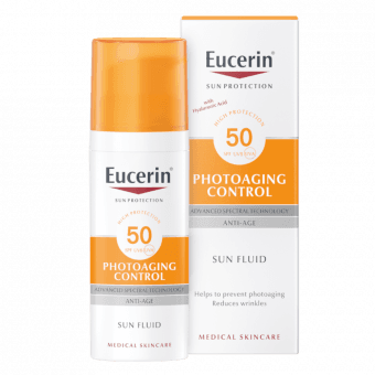 EUCERIN sauļošanās fluīds SUN PHOTOAGING, SPF50, 50 ml