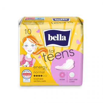 BELLA higiēniskās paketes TEENS ULTRA ENERGY, 10 gab.