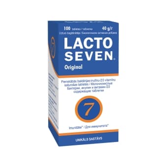 LACTO SEVEN, 100 tabletes