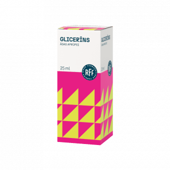 GLICERĪNS šķidrums, 25 ml