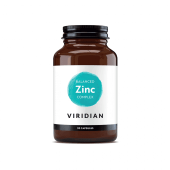 VIRIDIAN Balanced Zinc Complex, 90 kapsulas