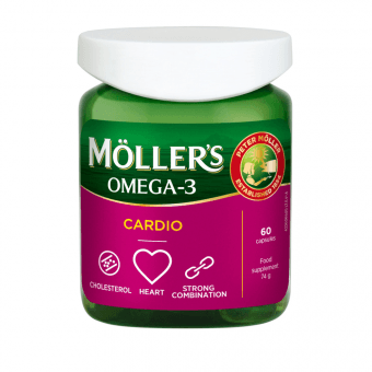 MOLLERS Omega-3 Cardio, 60 kapsulas