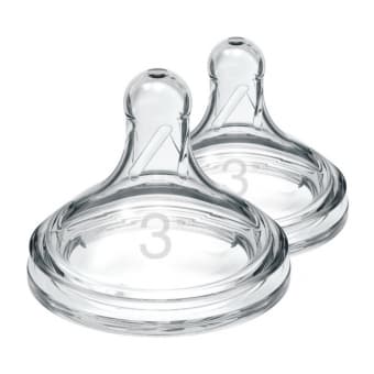 DR. BROWN'S knupītis pudelītei ar platu kakliņu 6-9 m.,OPTIONS+, 2 gab.