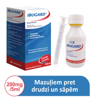 IBUGARD 200 mg/5 ml suspensija, 100 ml