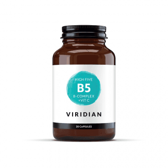 VIRIDIAN B5 B-Complex + Vit C, 30 kapsulas