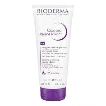 BIODERMA attīrošs balzams novājinātai, sakairinātai ādai CICABIO BAUME LAVANT, 200 ml