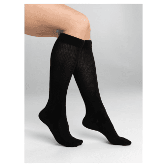 LAUMA MEDICAL medicīnsikās kompresijas pusgarās zeķes COTTON COMFORT, (mod.AD204), melnas, 36-38 izmērs, 1 gab.