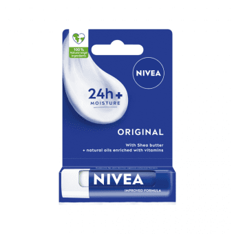 NIVEA kopjošs lūpu balzams ORIGINAL CARE, 4.8 g