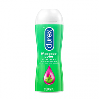 DUREX lubrikants un masāžas želeja 2in1 PLAY ALOE VERA, 200 ml