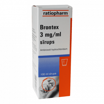 BRONTEX 3 mg/ml sīrups, 100 ml