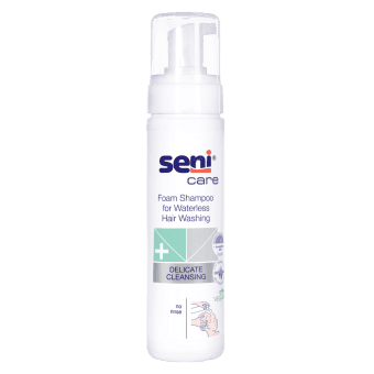 SENI CARE putu šampūns mazgāšanai bez ūdens, 200 ml