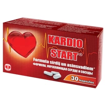 KARDIO START kapsulas, 30 gab.