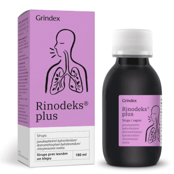 RINODEKS PLUS sīrups, 180 ml