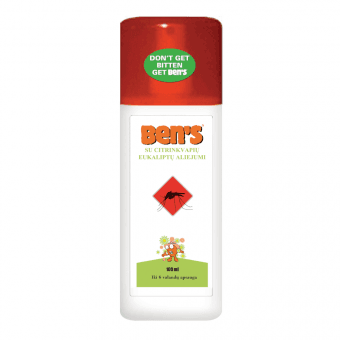 BEN‘S odu atbaidīšanas līdzeklis ar citroneikalipta eļļu, 100 ml