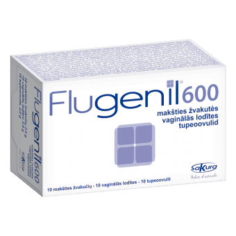 FLUGENIL 600, vaginālās ovulas, 10 gab.