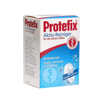 PROTEFIX aktīvais tīrītājs zobu protēzēm, 66 gab.