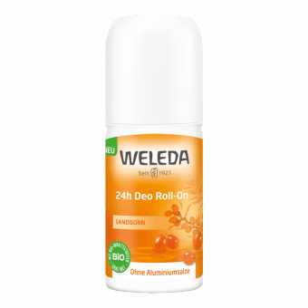 WELEDA 24h smiltsērkšķu dezodorants ar rullīti 24h SEA BUCKTHORN, 50 ml