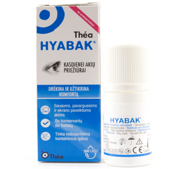 HYABAK mitrinoši acu pilieni, 10 ml