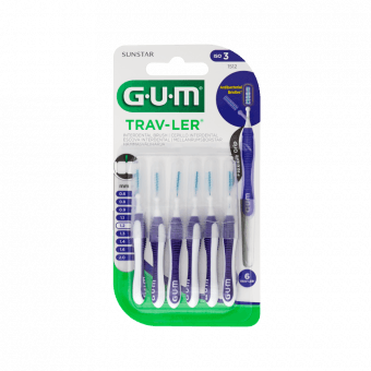 GUM межзубная щётка TRAV-LER, 1,2 мм, 6 шт.