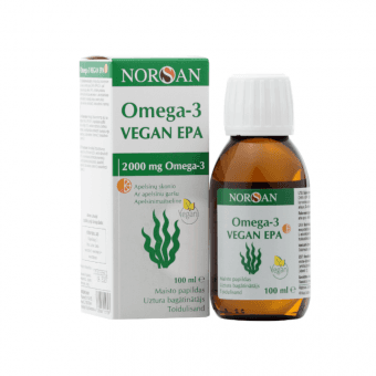 NORSAN OMEGA-3 VEGAN EPA ar apelsīnu garšu, 100 ml
