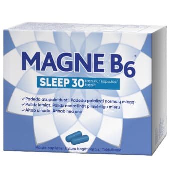 MAGNE B6 SLEEP (magnijs) kapsulas, 30 gab.
