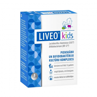 LIVEO KIDS pulveris, 8 maisiņi