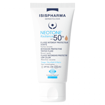 ISISPHARMA tonēts aizsargfluīds pigmentācijas plankumiem NEOTONE,SPF50+, 30 ml