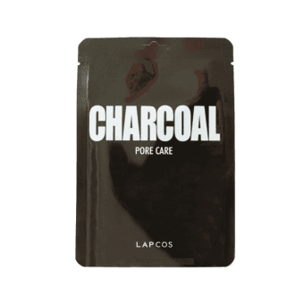 LAPCOS lokšņu sejas maska – Aktivētā ogle DAILY, 1 gab.