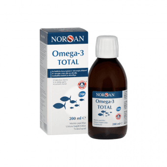 NORSAN OMEGA-3 TOTAL eļļa ar dabīgu garšu, 200 ml