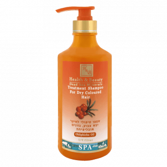 H&B šampūns ar smiltsērkšķu eļļu sausiem krāsotiem matiem, 780 ml