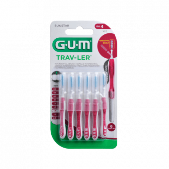 GUM межзубная щётка TRAV-LER, 1,4 мм, 6 шт.